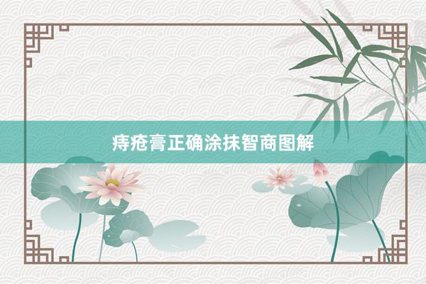 痔疮膏正确涂抹智商图解